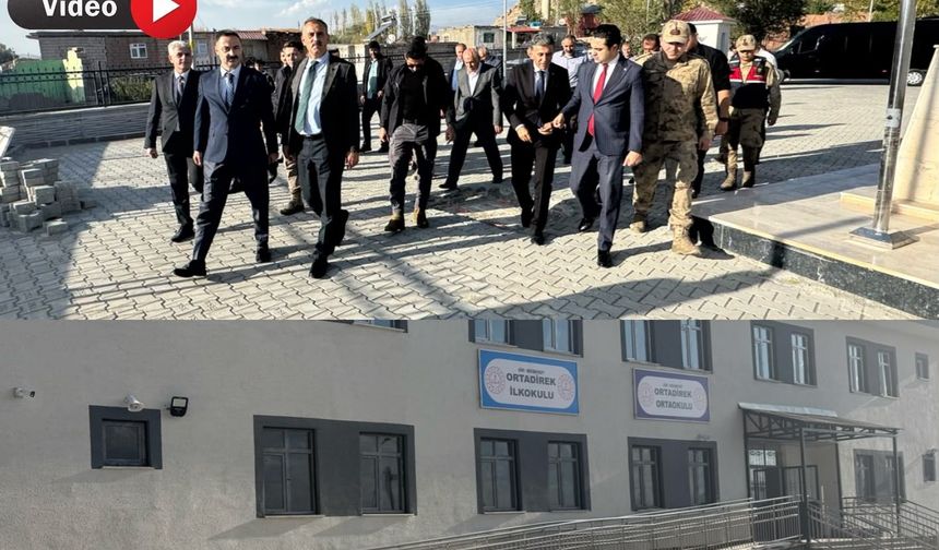 Doğubayazıt’ta 5 yeni okul 12 gün içinde eğitime kazandırılacak