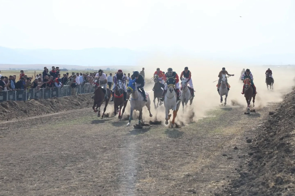 AĞRI’DA NEFES KESEN MAHALLİ AT YARIŞLARI COŞKUYLA GERÇEKLEŞTİRİLDİ