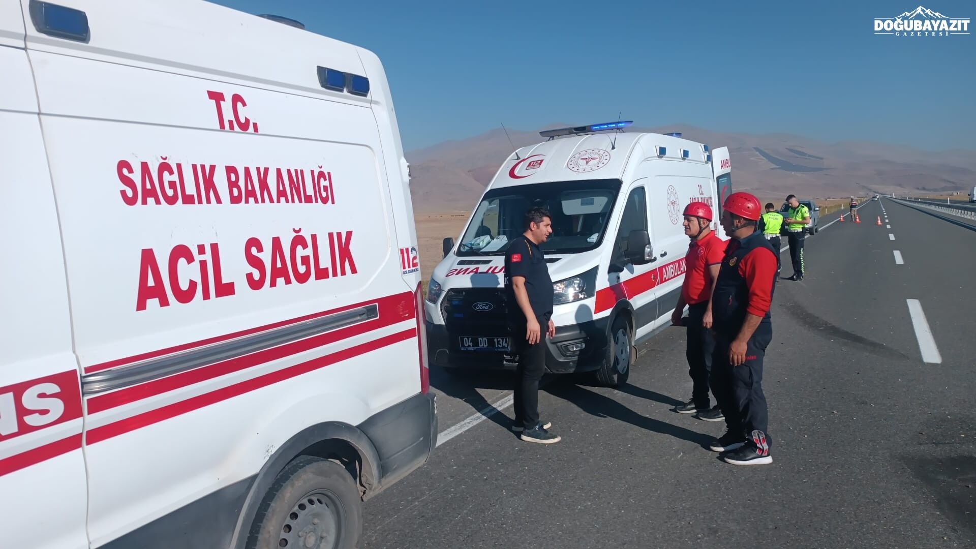 Iğdır Doğubayazıt Yolunda Korkutan Kaza (3)