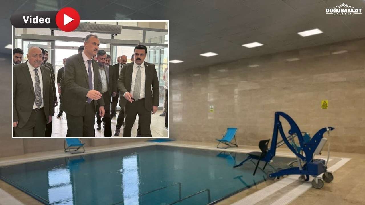 Ağrı'da fizik hastaları dikkat: Hidroterapi ünitesi hizmete başladı