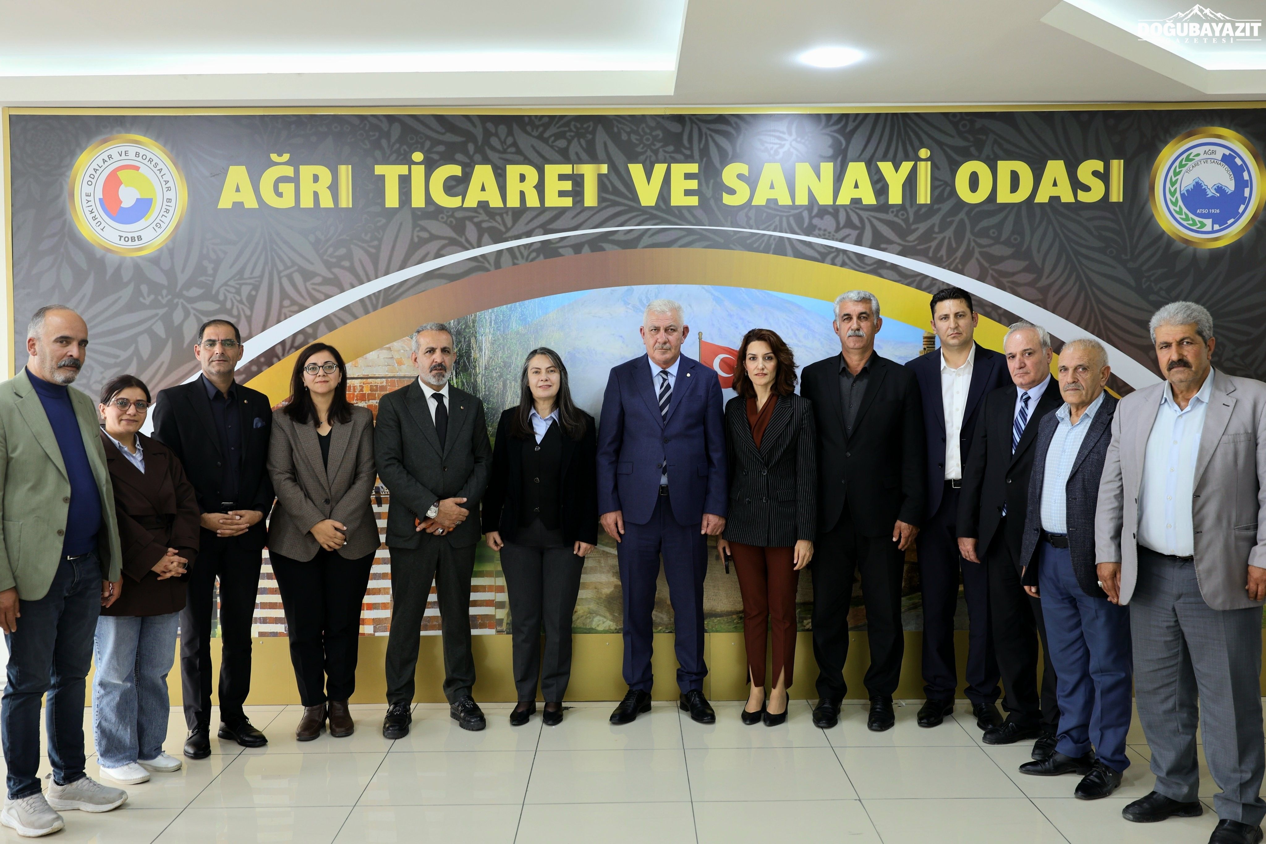 Ağrı Belediyesinden Atso'nun Yeni Başkanı Mehmet Erat'a Ziyaret