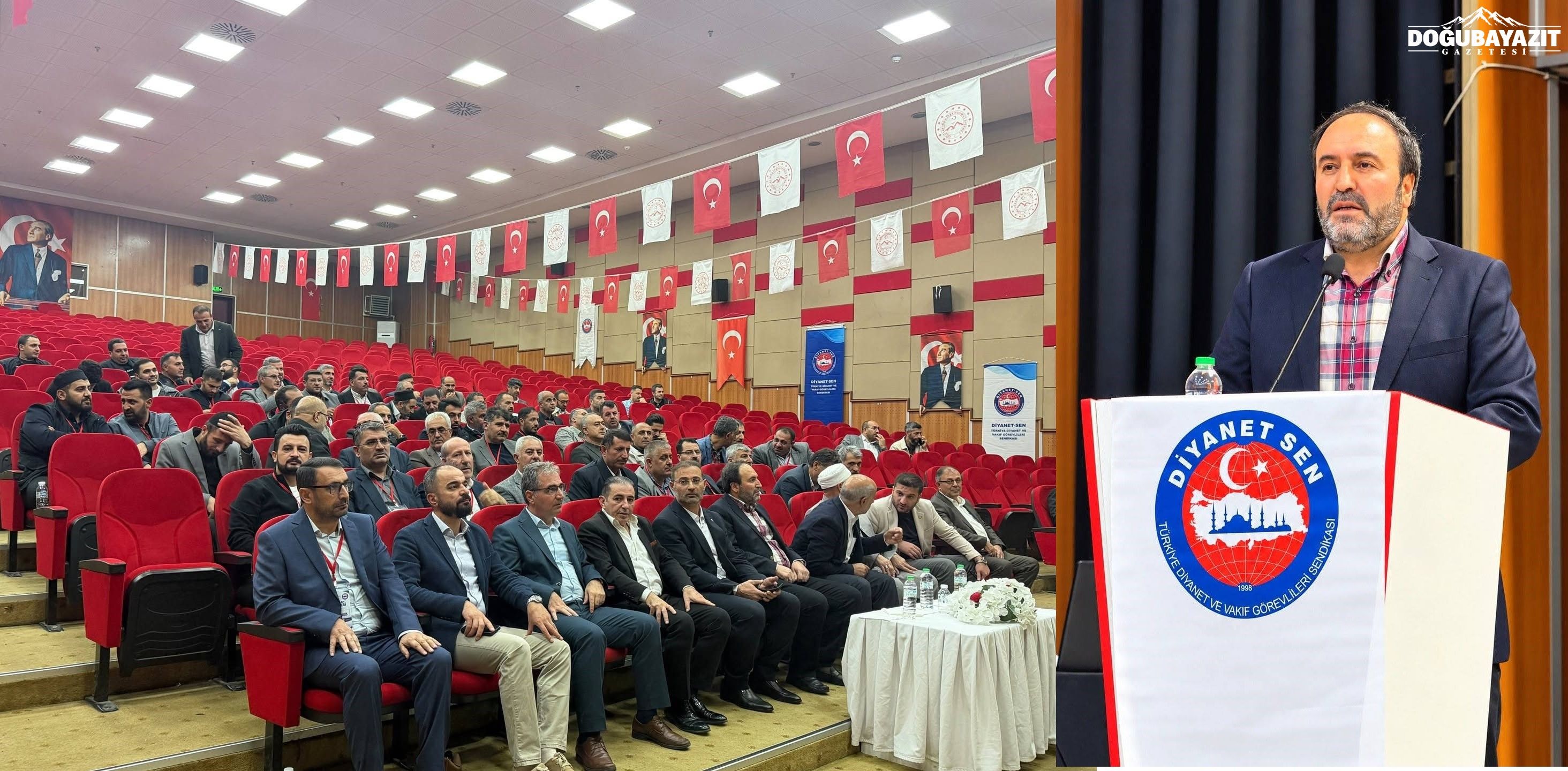 Ağrı’da Diyanet-Sen 5. Olağan Kongresi Gerçekleşti