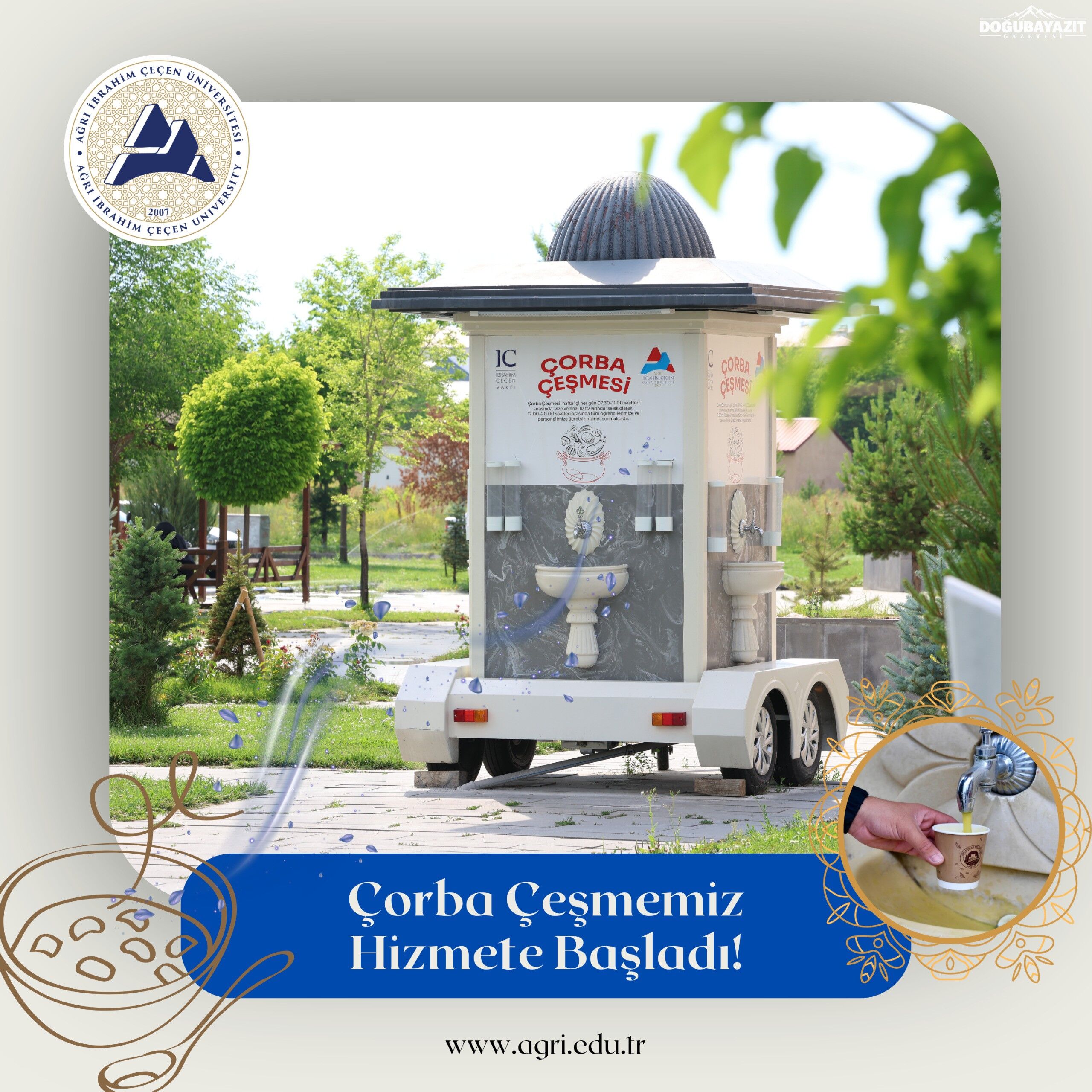 Ağrı'da Çeşmeden Çorba Akacak!1