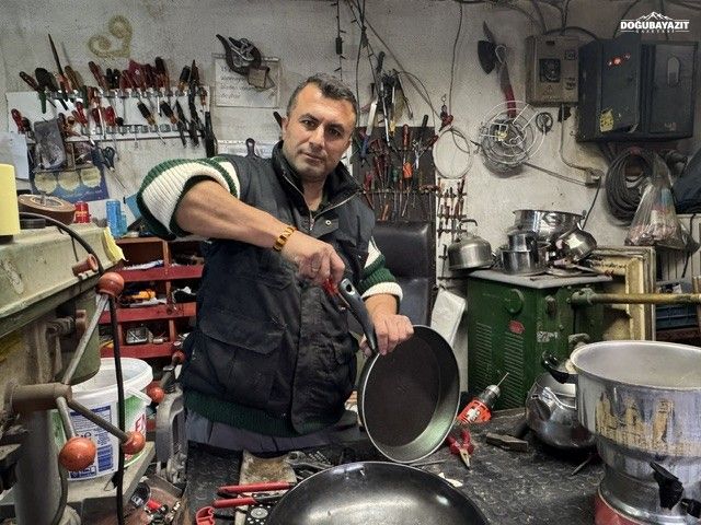 Ağrı'da Unutulmaya Yüz Tutmuş Baba Mesleğini Yaşatıyor (3)
