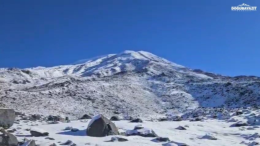 Diyarbakırlı Dağcının Ağrı Dağı’nda Zor Anları