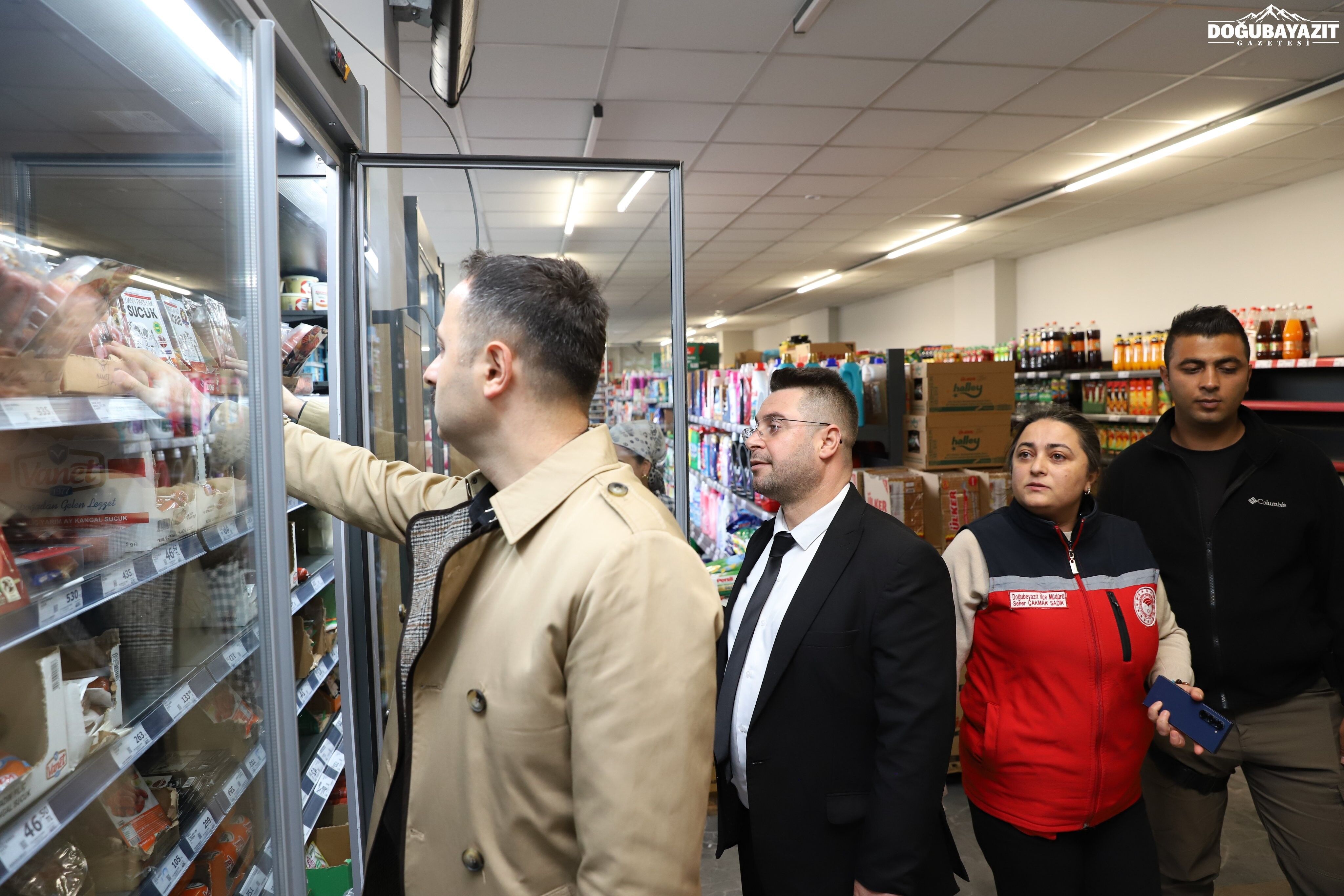 Doğubeyazıt'ta Gıda Denetimlerine Kaymakam Da Katıldı