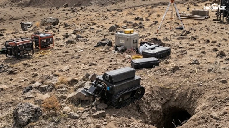 Uzaktan kumandalı robot Ağrı'ya iniş yaptı: İşte nedeni